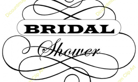 Bridal Shower Clipart Silhoue