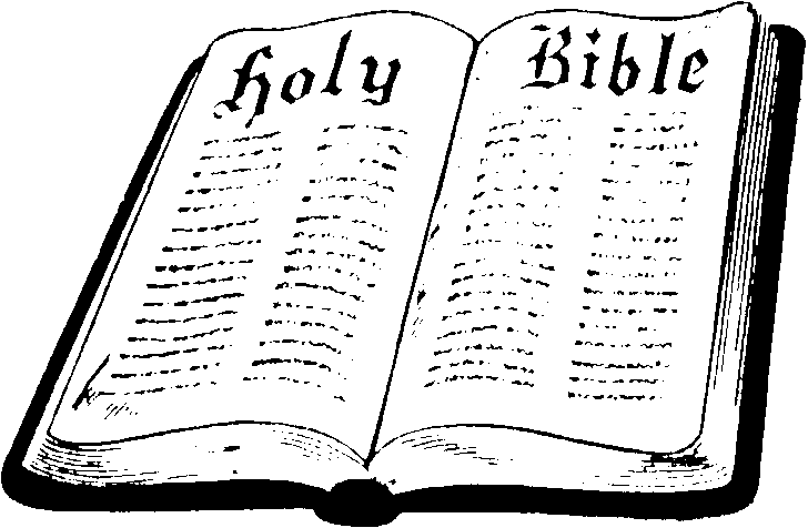 Bridal Association Of America - Open Bible Clip Art