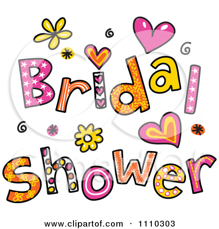 Bridal Shower Flowers Clipart - Bridal Shower Clip Art Free