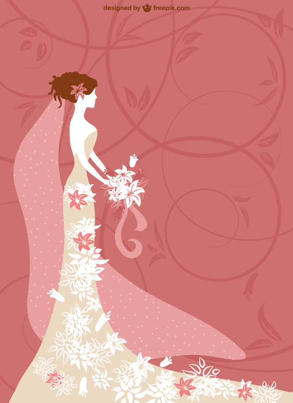 Bridal Shower Flowers Clipart