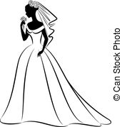 Bride Silhouette; Bride
