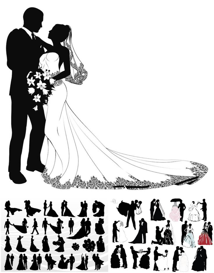 Bride Silhouette Clip Art | B - Wedding Images Clip Art