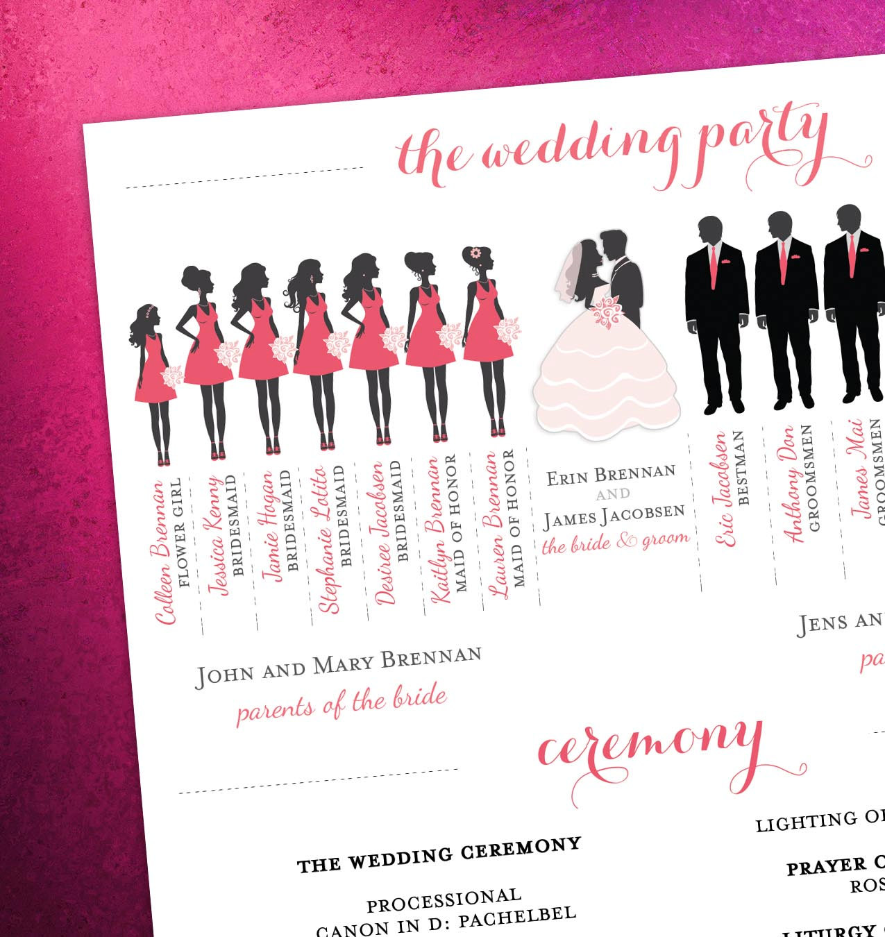 Bridesmaid Clipart Silhouette - Wedding Party Clipart