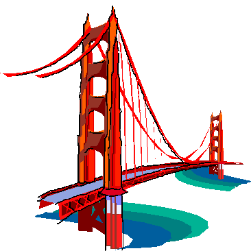 Golden Gate Bridge Clipart - 