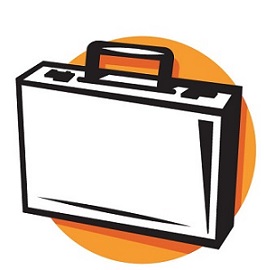 Office Suitcase Clipart