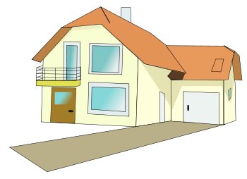 bright-house - Housing Clipart