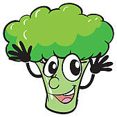 Broccoli; a broccoli - Broccoli Clipart