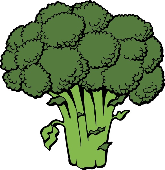 Strong Mascot Broccoli Superh