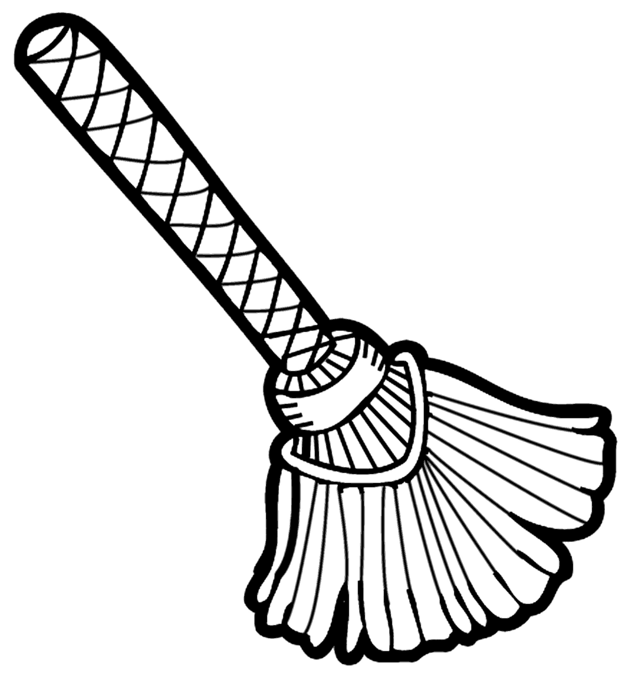 Broom Clip Art - .