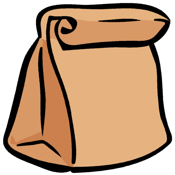 Brown Bag Lunch Clip Art