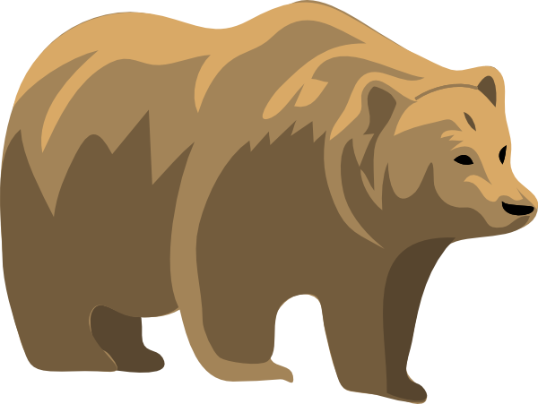 Brown Bear Clip Art At Clker Com Vector Clip Art Online Royalty