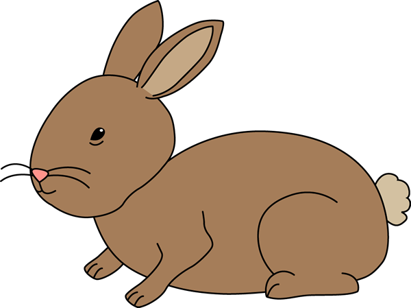 Brown Bunny Rabbit - Bunnies Clip Art