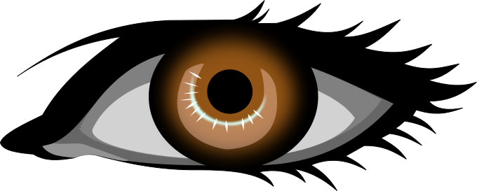 Brown Eyes Clipart #18278 - Brown Eyes Clipart