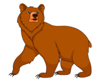 brown grizzly bear clipart. Size: 96 Kb