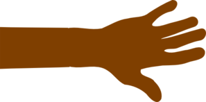 Brown Hand Clip Art At Clker  - Skin Clipart