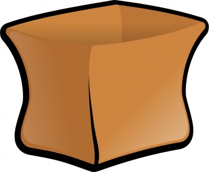 Brown Paper Bag Clipart .