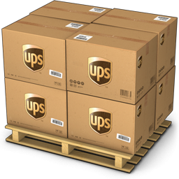 Brown Shipping Boxes Icon Png - Shipping Clipart