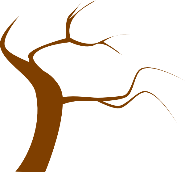 Brown Tree clip art - vector  - Tree Branch Clipart