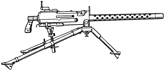 Steampunk Machine Gun Clipart