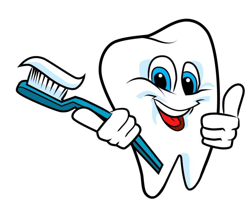 Brushing teeth clipart free -
