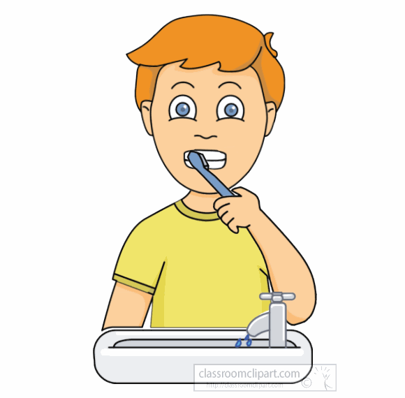 Brushing Teeth Animation Anim - Clipart Brushing Teeth