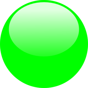 Bubble Dark Green Clip Art