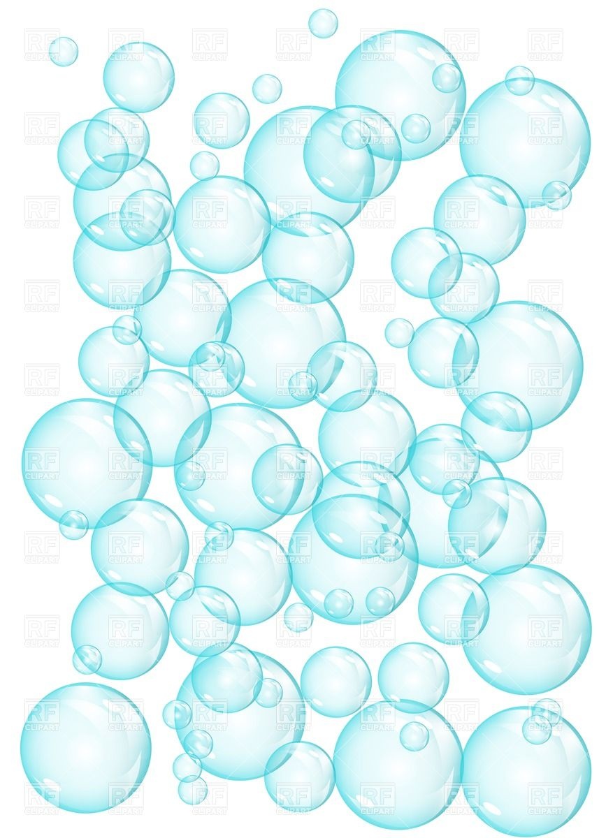Colorful Water Bubbles Clipar