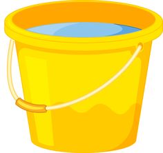 Cleaning: buckets, rubber glo