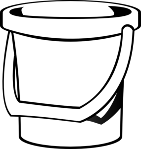 White Bucket Clip Art