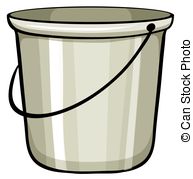 . ClipartLook.com Tin bucket - Close up stainless steel bucket
