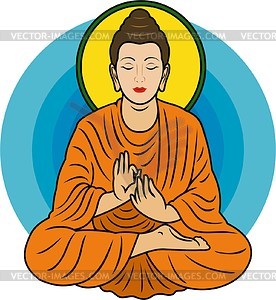 gautam buddha clipart 3