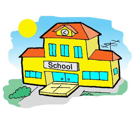 building clipart - School Building Clipart