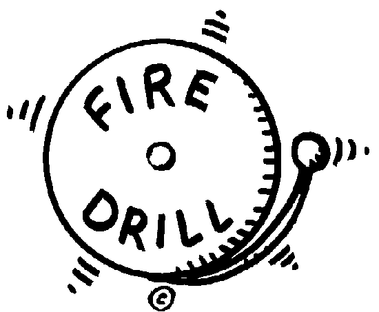 Building Fire Clipart Fire Dr - Fire Drill Clip Art