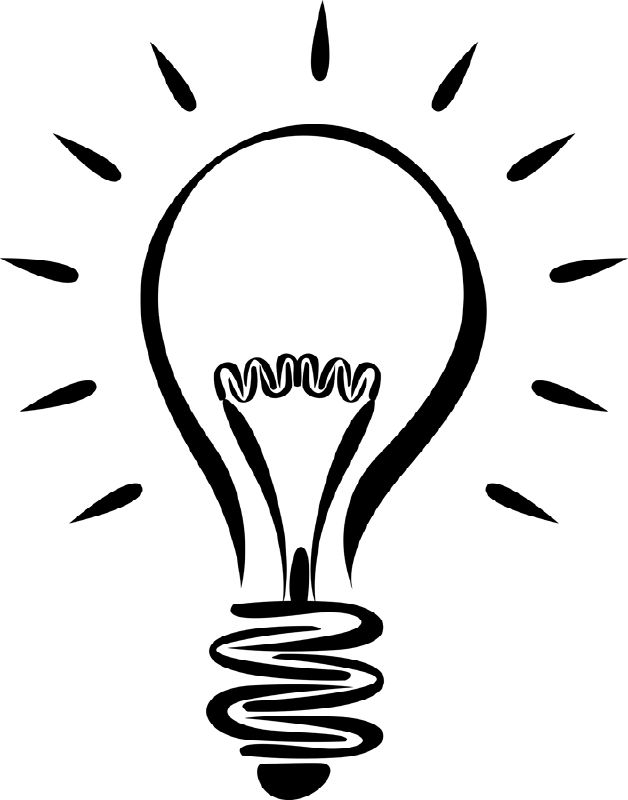 628x800 The Top 5 Best Blogs on Line Drawing Clipart Light Bulb