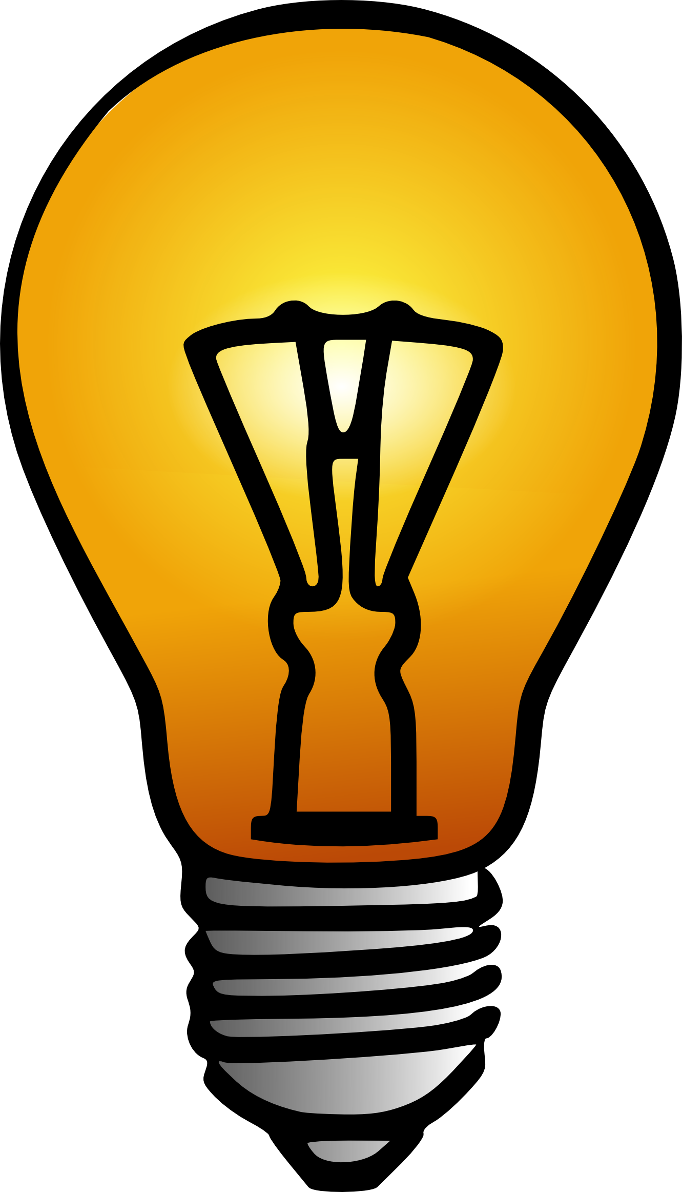 Light Bulb clip art - vector 