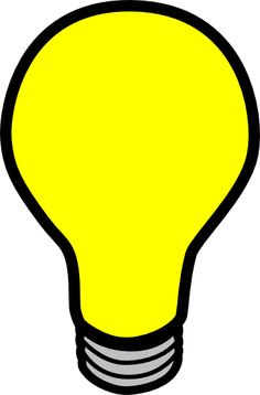 Light Bulb clip art - vector  - Bulb Clipart