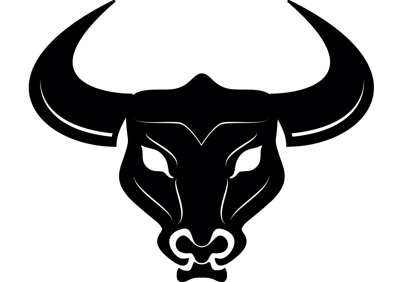 ... Bull Head Vector ... - Bull Clip Art