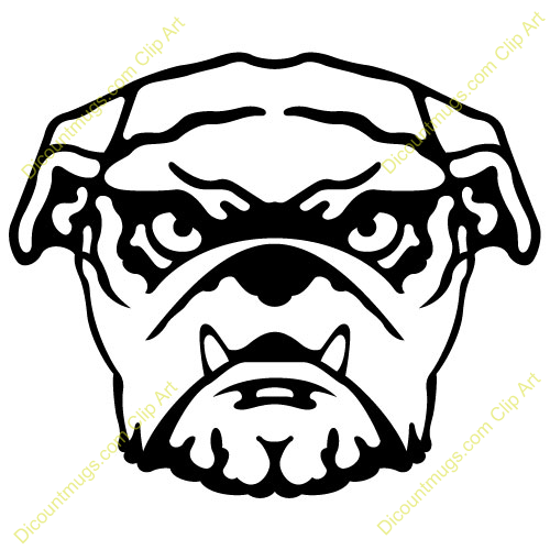 bulldog mascot clipart - Bull Dog Clip Art
