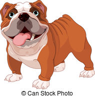 bulldog pride logo Vector Cli - Bull Dog Clip Art