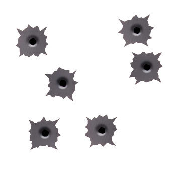 Bullet Hole Pictures Clipart 