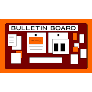 Bulletin board clip art. 05d912da1689fd67e7af3c50e38223 .