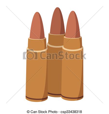 Three bullets cartoon icon - csp33438318