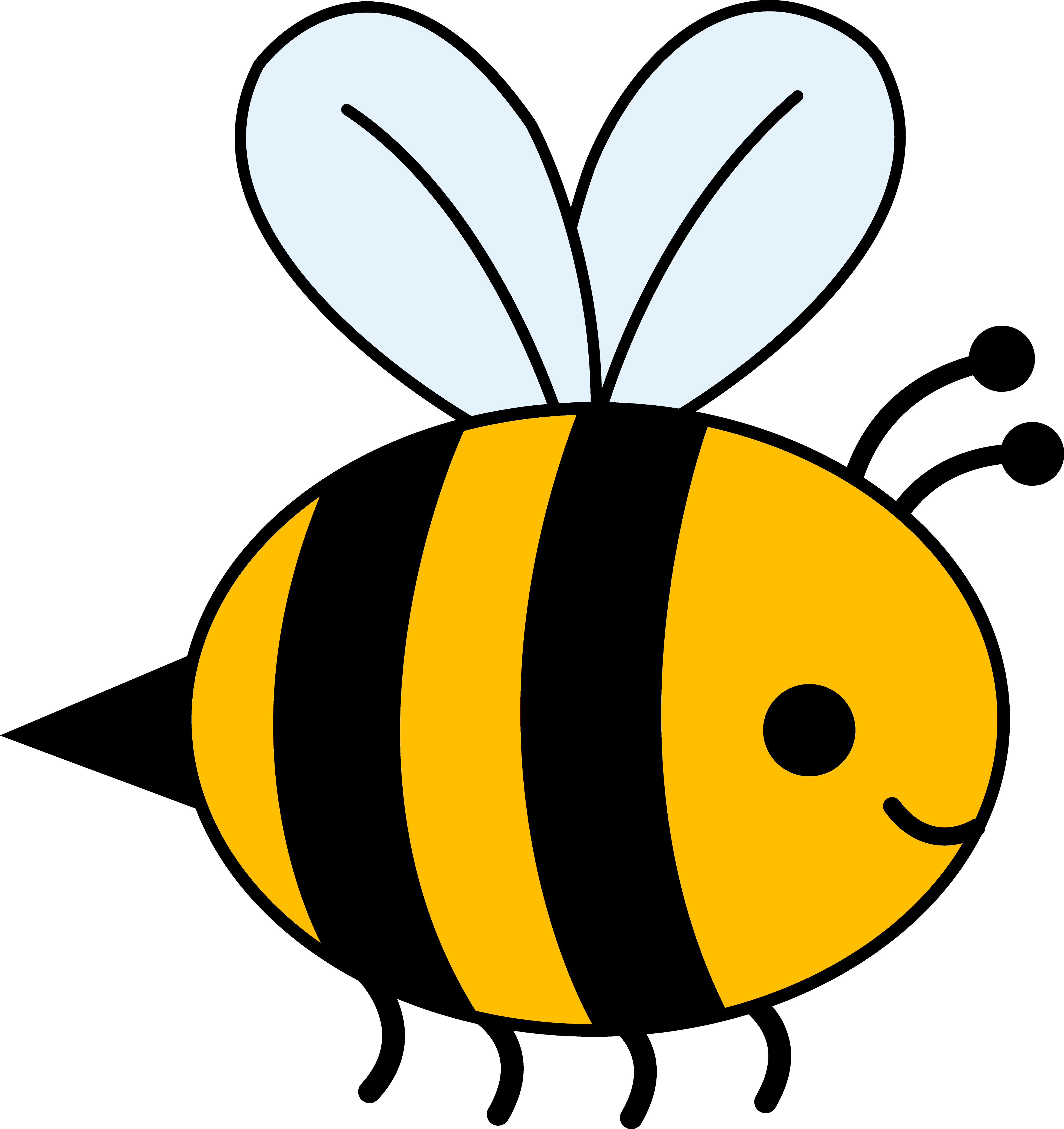 Bumble bee honey bee clipart 