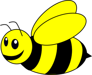 Cute bee clipart free clipart