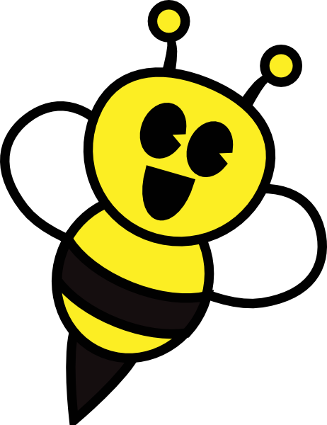 Bumblebee clip art - vector clip art online, royalty free public