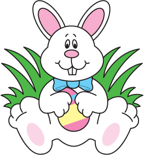 Clipart Easter Bunny Running 