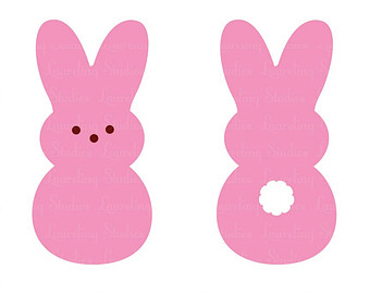Pink Peep Clip Art Vector Cli