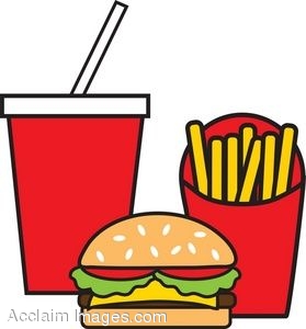 Burger Clip Art. Burger Clip  - Fast Food Clip Art