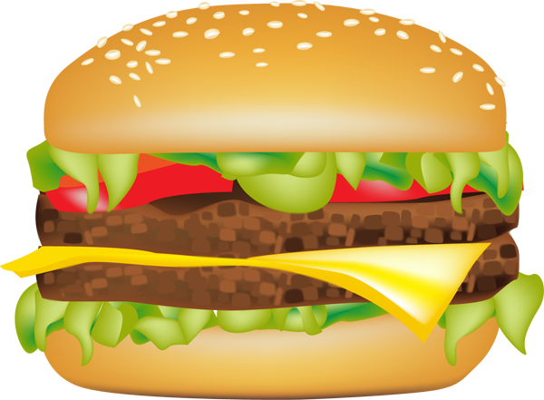 burger clipart: illustration 