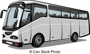 bus clipart schwarz weiß